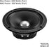RECOIL MS65-4P 6.5-Inch Midrange Pro Audio Car Speakers, 600 Watts Max, 300 Watts RMS, Premium Quality Door Speakers