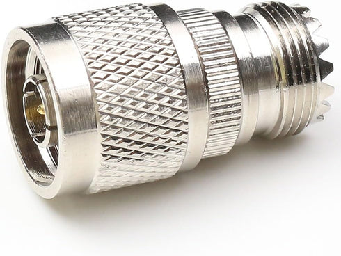 N Male to UHF Female Connectors, Pl259 to N Type Connector RF Coaxial Coax Adapter, SO239 Female Adapter Pl259 Female