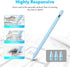 Stylus Pen for iPad 2024-2018 with Faster Charge,Tilt Sensor Battery Indicators Pencil for Apple iPad Pro M4 2024,iPad Air M2 2024,iPad 10/9/8/7/6th,iPad Air 5/4/3,iPad Pro 11 & 12.9",iPad Mini 6/5