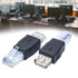 Rooyar 2.0 RJ45 USB to Ethernet Networking Adapter USB Transfer Networking Plug Adapter for Connecting ADSL Modems