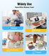 60W Phone Charging Station for Multiple Devices, 6-Port USB Charging Dock with 6 Cables for iPad, iPhone, Tablet, Cell