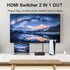 8K 2.1 2.1 2 1 8K@60Hz, 4K@144Hz, 4K@120Hz, 1080P@240Hz, 2.3, 3D, Dolby PS5 Enbuer HDMI Switch, HDMI Switcher in Out