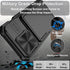 iPhone 15 Pro Case Wallet, Black - Rugged Shockproof, Military Grade Drop Protection, Card Holder (4-5 Cards),