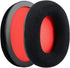 Geekria Comfort Velour Replacement Ear Pads for HyperX Cloud III Cloud 3 Cloud II Gaming Cloud Flight Cloud Flight S Cloud Stinger Cloud Alpha Alpha S Headphones Ear Cushions (Black Red)