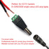 10 Pairs 12V Male+Female DC Power Jack Plug Adapter - 2.1x5.5MM Barrel Connector for CCTV Security Camera