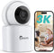 3K Indoor Security Camera 360PTZ Home Baby/Pet Monitor, Auto Tracking,2.4/5GHz WiFi, AI