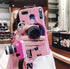 yandi Cute iPhone Case Compatible with iPhone 13 Pro Max (6.7 inch) with Lanyard, Bling Lightweight Soft TPU Cover in