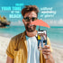 ROCKFEELTEE Phone Umbrella Umbrella for Phone, Clip-On Sun Shade for Smartphones, Universal Fit, UV Protection, Outdoor
