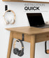 Foldable Wall Hooks Headphone Stand Hanger, Durable Aluminum for Universal Gaming Headsets