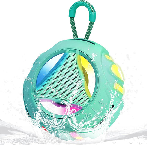VANDVIBE Portable Bluetooth Speaker, IPX7 Waterproof Shower Speaker, Wireless Outdoor Speakers, Floating, Built-in