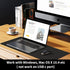 VssoPlor Wireless Mouse, 2.4G Slim Portable Computer Mice with Nano Receiver for Notebook, PC, Laptop, Computer (Black