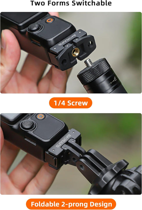 Foldable Quick-Release Extension Adapter for DJI Osmo Pocket 3, Magnetic Suction Quick Release Board Expansion Base