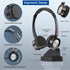 Wireless Bluetooth Headset with Microphone, AI Noise Cancelling for Computer/PC/Laptop/Cellphone