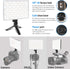 SL100D LED Video Light, Bi-Color on Camera, Continuous Dimmable Photography Lighting, Portable Studio LED Panel