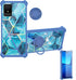TCL K11 Case for T432W, Colorful Reflect Light, Hard PC + Soft Silicone, Ring Support Cover