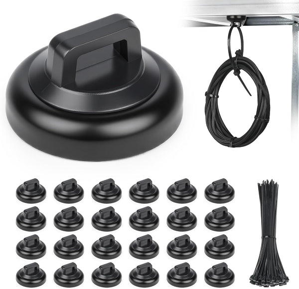 HOMAR magnetic zip tie mount Magnetic Zip Ties Mount Base Holder with