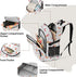 Msyxl Backpack 14" 30L Ice Cream Cones School with Laptop Compartments and Reflective Straps, Fits Laptop, Capacity