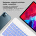 Keyboard and Mouse, Ultra Slim Bluetooth Combo, Rechargeable Portable Set for Laptop PC Cellphone