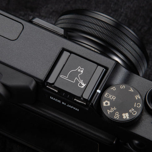 Set X100VI X100V X-M5 X-E5 X-T4 X-T3 (CAT-01-Hot Camera Metal Hot Shoe Cover Shutter Buttons Protector for Fujifilm