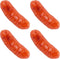 4 Pcs Artificial Hot Dog Fake Sausage Simulated Lifelike Food Model Props