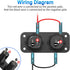 12 Volt USB Outlet Cigarette Lighter Socket: Ouffun 54W Multi QC3.0 Car USB Port with Power Switch for Car Boat RV