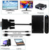 INGQI 2 1,1080P@60HZ New VGA to HDMI+VGA Adapter for Dual Monitors, VGA to HDMI Adapter Splitter in Full HD Display