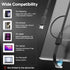 USB C Charger Cable, 60W 3.3ft Flat 90-Degree Charging Cord Compatible with Steam Deck, ROG Ally, Samsung S23/S22/S21,