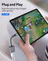 Stouchi USB C to 3.5mm Headphone & Charger Adapter, 2 in 1 iPhone 15 USB C to Aux with 30W Fast Charging