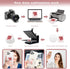 ULENDIS 30 Pieces Blank Sublimation Phone Holders Set - Collapsible Brackets with 30 Aluminum Sheets for DIY Finger