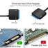 SATA to USB 3.0 Adapter, External Hard Drive Converter Cable for 2.5" 3.5" HDD, SSD with Power Supply