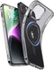 ESR iPhone 14 Case & iPhone 13 Case, Clear Black, Military-Grade Protection, MagSafe Compatible, Zero Series, Resists
