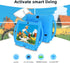 Kids Tablet 7 Inch for Kids Android 12, Toddler Tablets with Protective Cover, 32GB+4GB WiFi Bluetooth Dual Camera,