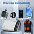 Power Bank 10000mAh Portable Charger with 2 USB 2.4 A Outputs and USB C Input, Compatible with Huawei, iPhone 12 11 X,