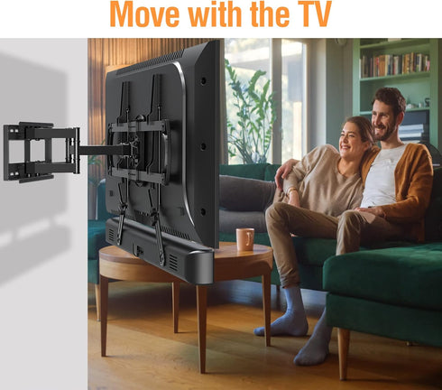 ELIVED Soundbar Mount, TV Bracket for Mounting Above or Under TV, Fits Most Sound Bars Up to 15 lbs