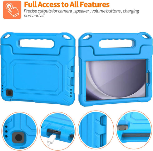 Kids Case for Samsung Galaxy Tab A9 8.7 Inch 2023 & Galaxy Tab A7 Lite 8.7 Inch 2021, Shockproof Handle Stand Cover