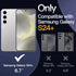 JETech 5 in 1 Case for Samsung Galaxy S24+ / S24 Plus 5G with 2-Pack Each Tempered Glass Screen Protector and Camera Lens Protector, Non-Yellowing Shockproof Bumper Phone Cover (Clear)