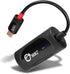 SIIG USB Type C to Gigabit Ethernet Adapter, 10/100/1000 Mbps LAN Adapter for Windows and Mac Systems, Thunderbolt 3