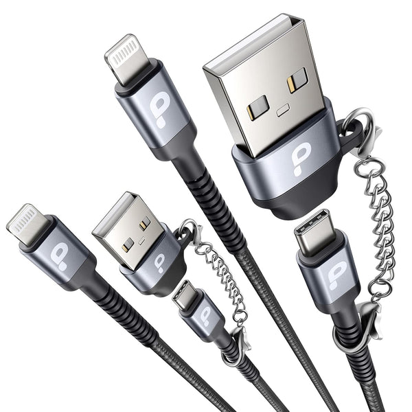 USB Type C to Lightning Cable Fast Charging, Apple MFi Certified 2Pack 6ft iPhone Charger Cable