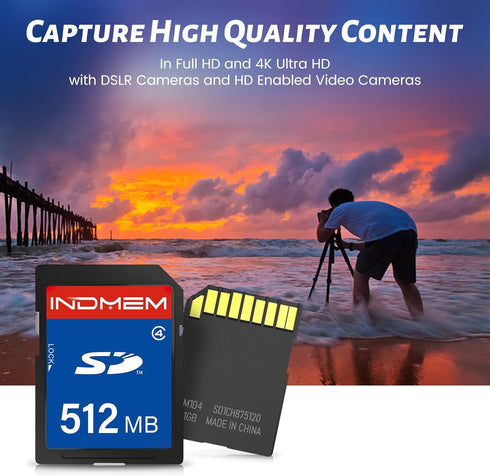 elecacc 512MB (2 Pack), 4 MLC 512MB(2pc) SD Card Class Flash Memory Cards Stanard Secure Digital Cards