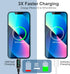 AICase iPhone Charger Cable - 6.4ft Nylon Braided Charging Syncing Cord with LED Display for iPhone 13/12/11/X