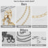 Lightweight Phone Lanyard Crossbody Chain, Detachable Strap with Metal Neck Holder, Charm for iPhone Women Girls Travel