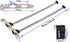 zdyCGTime 2 Port DB9 RS232 Serial Port Bracket to 10 pin Header Ribbon Cable Connector Adapter (12in 4Pcs)