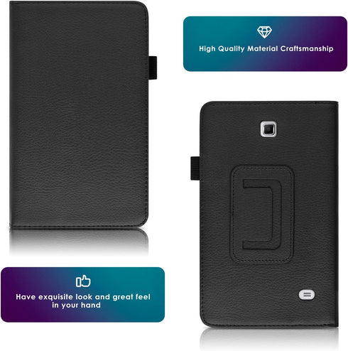 DETUOSI Slim Case for Samsung Galaxy Tab 4 7.0" 2014, Ultra Thin Lightweight Folio Protective Cover