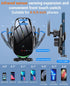 Wireless Car Charger, 15W Fast Auto-Clamping Charger for iPhone 15 14 13 12 11 Pro Max, Samsung Galaxy S23 Ultra S22