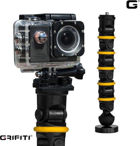 GRIFITI Nootle Recon 5 Magnetic Camera Mount Stand with 6 Inch Flexible Pole Holder for Cameras, Arlo, Video, Mevo