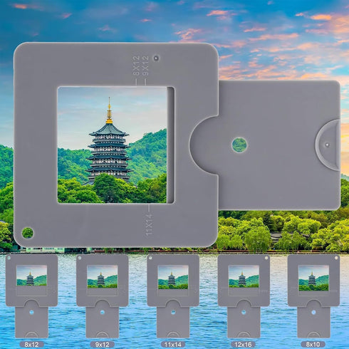 HZ Yihai Autumn 2 Pcs Portable Adjustable View Finder, Color Isolation Viewfinder for Photography,View Finder