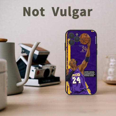 Basketball Star Compatible with iPhone 11 Pro Max Case for Boys and Men, Basketball Sports Pattern Customization Soft Silicone Shockproof Cases