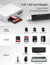 USB C to SD Card Reader, SD Card Adapter with SD MicroSD USB 3 Ports, BnmxTek USBC Memory Card Reader for iPhone 15 Pro Max, iPad Pro/Air/Mini, Mac, MacBook Pro/Air, and More USB-C/Type C Devices by BnmxTek