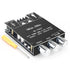 Wuzhi Audio ZK-1002T Bluetooth Amplifier Board 100W+100W Audio Amplifier Supports AUX/Bluetooth,Wide Voltage Input 12-24V