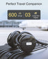 Kinivo BTH240 PRO Bluetooth Wireless Headphones, On-Ear HiFi Stereo Music, 30 Hours Playtime, Built-in Mic, Foldable